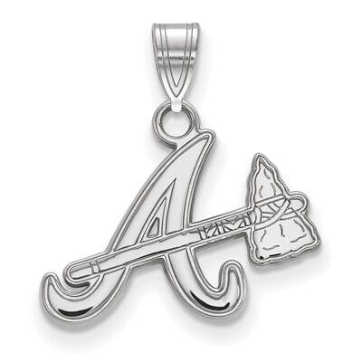 Atlanta Braves Small Pendant Sterling Silver SS021BRA, MPN: SS021BRA, 886774629063