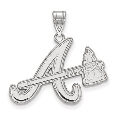 Atlanta Braves Large Pendant Sterling Silver SS023BRA, MPN: SS023BRA, 886774629414