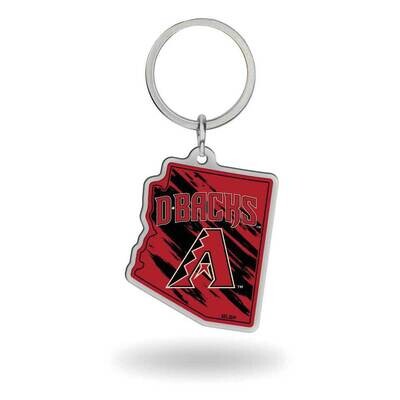 MLB Arizona Diamondbacks-Arizona State Shaped Key Ring GC7989, MPN: GC7989, 767345747174