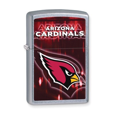 Zippo Arizona Cardinals High Polish Chrome Lighter GL6557, MPN: GL6557, 191693108842