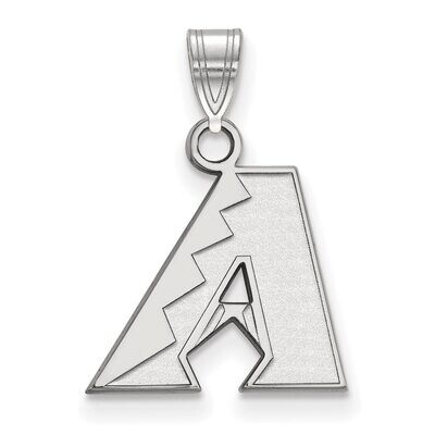 Arizona Diamondbacks Small Pendant Sterling Silver SS002DIA, MPN: SS002DIA, 886774623566