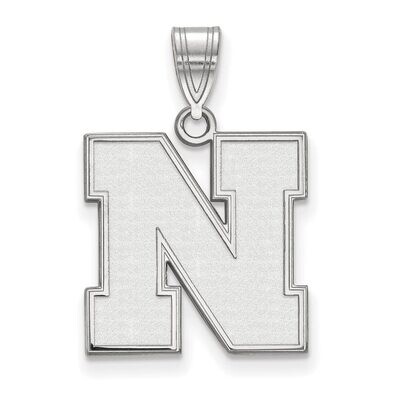University of Nebraska Medium Pendant 14k White Gold 4W067UNE, MPN: 4W067UNE, 886774853543