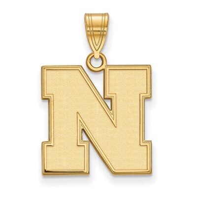 University of Nebraska Medium Pendant 14k Yellow Gold 4Y067UNE, MPN: 4Y067UNE, 886774887128