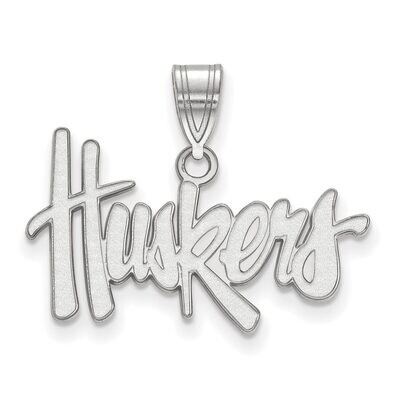 University of Nebraska Medium Pendant 10k White Gold 1W003UNE, MPN: 1W003UNE, 886774771175