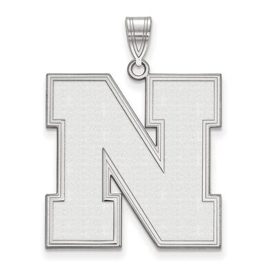 University of Nebraska x-Large Pendant 10k White Gold 1W069UNE, MPN: 1W069UNE, 886774792712