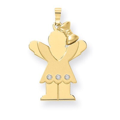 Diamond Kid Pendant 14k Gold XK464AA, MPN: XK464AA, 883957117249