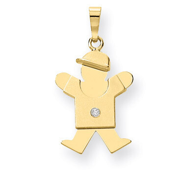 Diamond Kid Pendant 14k Gold XK458AA, MPN: XK458AA, 883957117133