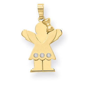 Diamond Kid Pendant 14k Gold XK456AA, MPN: XK456AA, 883957117096
