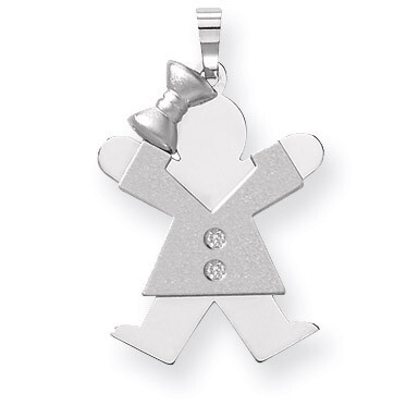 Diamond Kid Pendant 14k Gold XK444AA, MPN: XK444AA, 883957116853
