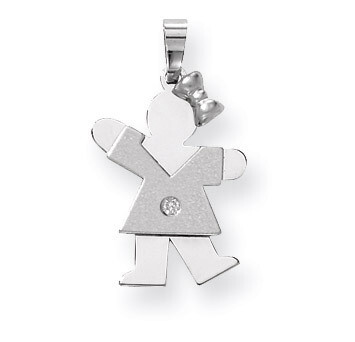 Diamond Kid Pendant 14k White Gold XK432AA, MPN: XK432AA, 883957116624