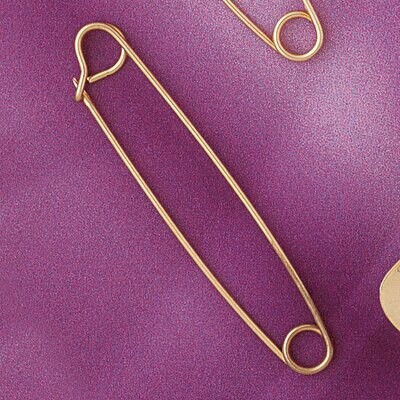 Dazzlers Jewelry Baby Pin Pendant Necklace Charm Bracelet in Yellow, White or Rose Gold 5961, MPN: …