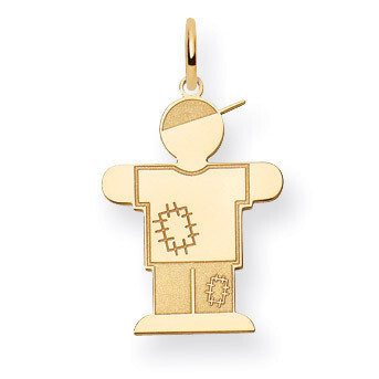 Kid Charm 14k Gold XK1115Y, MPN: XK1115Y, 883957493336