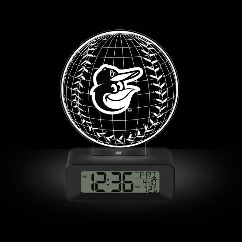 Game Time Baltimore Orioles LED 3D Illusion Alarm Clock GM25316-BAL2