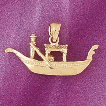 Dazzlers Jewelry Venice Italy Pendant Necklace Charm Bracelet in Yellow, White or Rose Gold 4927, M…