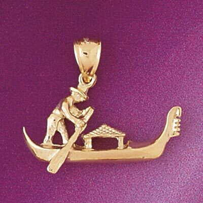 Dazzlers Jewelry Venice Italy Pendant Necklace Charm Bracelet in Yellow, White or Rose Gold 4926, M…