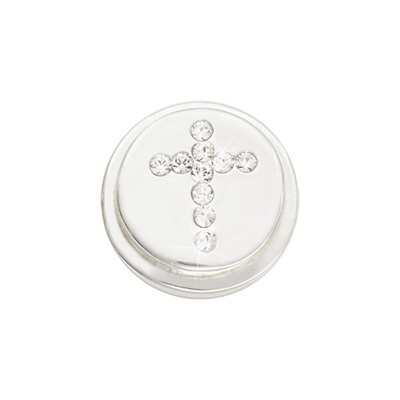 Nikki Lissoni Silver-Plated Sparkling Cross Coin That Fits S Rings RC2014S, MPN: RC2014S, 871881923…
