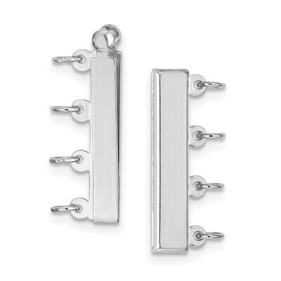 Multi-Strand Bead/Pearl Clasp 14k White Gold WG2014, MPN: WG2014,