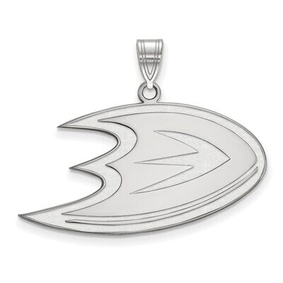 Anaheim Ducks Large Pendant 10k White Gold 1W004MDU, MPN: 1W004MDU, 886774733043