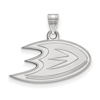 Anaheim Ducks Small Pendant 14k White Gold 4W002MDU, MPN: 4W002MDU, 886774736273