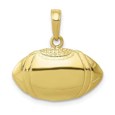 Football Profile Pendant 10k Gold 10C3769, MPN: 10C3769,