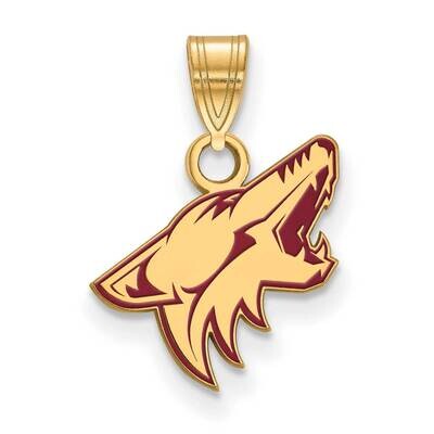 Arizona Coyotes Small Enamel Pendant Gold-plated Sterling Silver GP018COY, MPN: GP018COY, 191101152…
