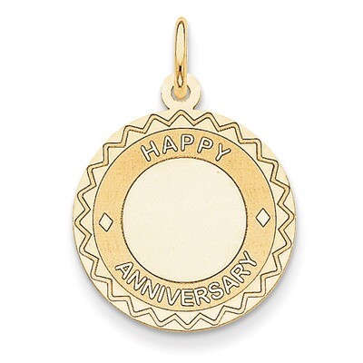 Happy Anniversary Charm 14k Gold XAC574, MPN: XAC574, 883957484624