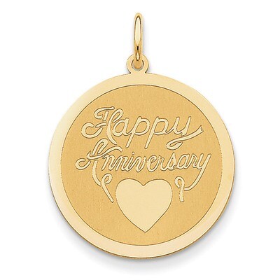 Happy Anniversary Charm 14k Gold XAC595, MPN: XAC595, 883957413259