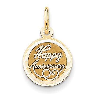 Happy Anniversary Charm 14k Gold XAC568, MPN: XAC568, 883957703534