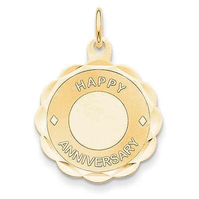 Happy Anniversary Charm 14k Gold XAC592, MPN: XAC592, 883957444628