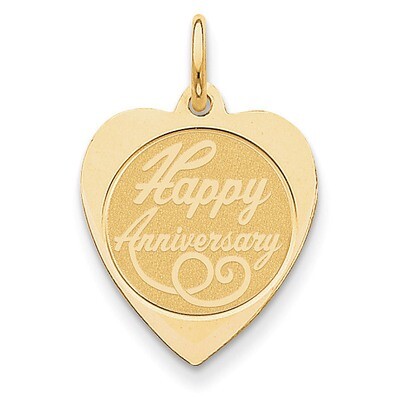 Happy Anniversary Charm 14k Gold A1999/L, MPN: A1999/L, 883957430386