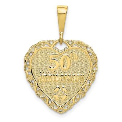 50Th Anniversary Charm 10k Gold 10C1673, MPN: 10C1673, 883957994758