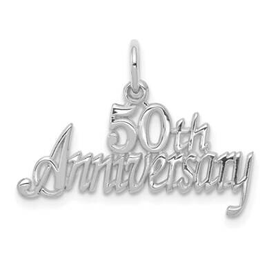 50Th Anniversary Charm 10k White Gold 10C134W, MPN: 10C134W,