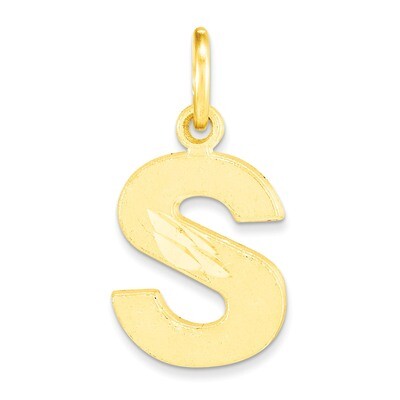 Initial S Charm 10k Gold 10C768S, MPN: 10C768S, 883957344997