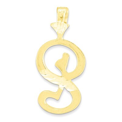 Initial S Charm 10k Gold 10C767S, MPN: 10C767S, 883957344904