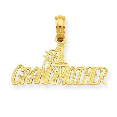 14Kt #1 Grandmother Pendant 14k Gold D3956, MPN: D3956, 637218025794