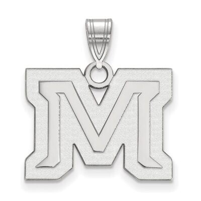 Montana State University Medium Pendant 10k White Gold 1W017MTU, MPN: 1W017MTU, 886774781532