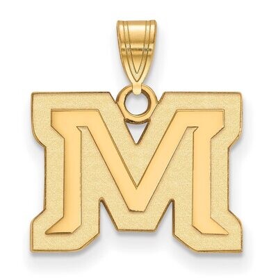 Montana State University Small Pendant 14k Yellow Gold 4Y016MTU, MPN: 4Y016MTU, 886774873978