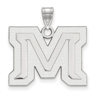 Montana State University Large Pendant 14k White Gold 4W018MTU, MPN: 4W018MTU, 886774842097
