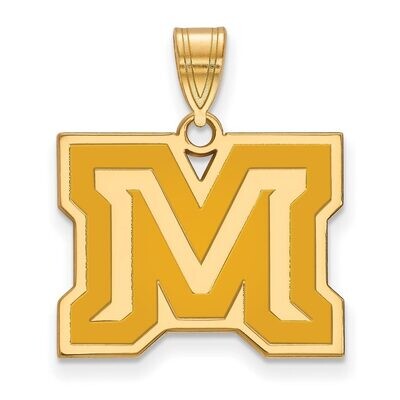 Montana State University Medium Enamel Pendant Gold-plated Silver GP022MTU, MPN: GP022MTU, 88677492…