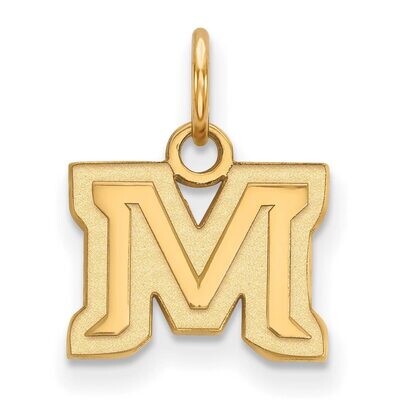 Montana State University x-Small Pendant 14k Yellow Gold 4Y015MTU, MPN: 4Y015MTU, 886774873350