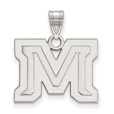 Montana State University Medium Pendant Sterling Silver SS017MTU, MPN: SS017MTU, 886774691640