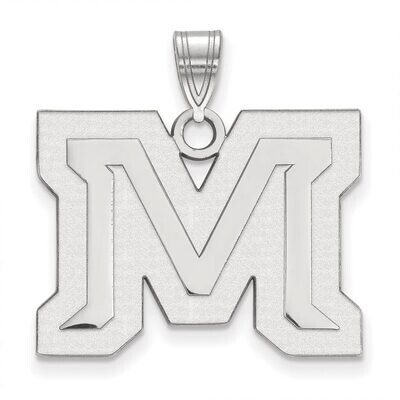 Montana State University Large Pendant Sterling Silver SS018MTU, MPN: SS018MTU, 886774691718
