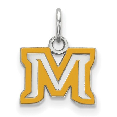Montana State University xs Enamel Pendant Sterling Silver SS020MTU
