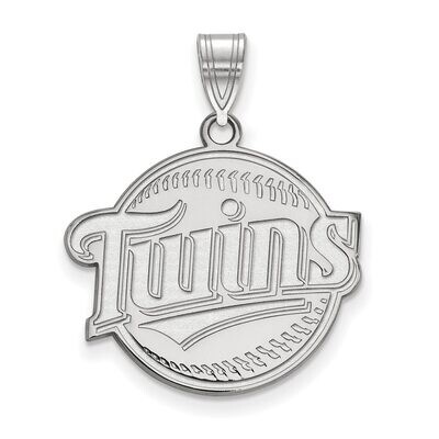 Minnesota Twins Large Pendant 10k White Gold 1W021TWN, MPN: 1W021TWN, 886774782843