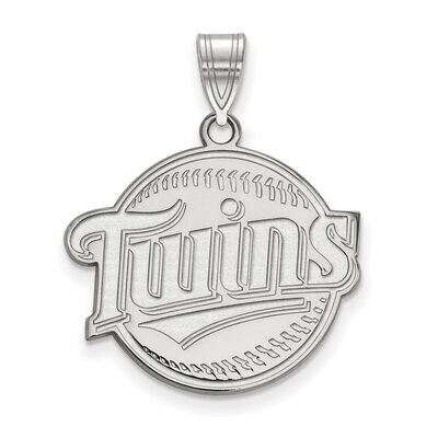 Minnesota Twins Large Pendant 14k White Gold 4W021TWN, MPN: 4W021TWN, 886774843100