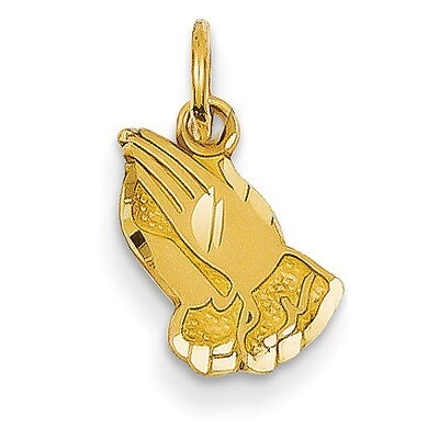 Praying Hands Charm 14k Gold C1304, MPN: C1304, 886774087597