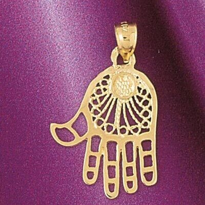 Dazzlers Jewelry Hand Pendant Necklace Charm Bracelet in Yellow, White or Rose Gold 6518, MPN: DZ-6…