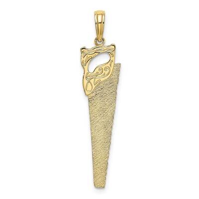 3-D Flat Hand Saw Charm 10k Gold 10K7169, MPN: 10K7169,