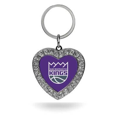 NBA Sacramento Kings Rhinestone Heart Key Ring GC7925, MPN: GC7925, 94746939779