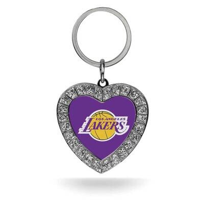 NBA LA Lakers Rhinestone Heart Key Ring GC7913, MPN: GC7913, 94746939793